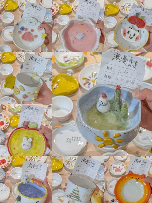 江西景徳鎮の小さな陶器・陶芸・ガラス焼きDIY無形文化遺産手作り体験