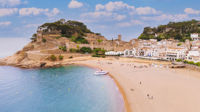Lawatan sehari ke lokasi penggambaran "Legend of the Blue Sea" di Barcelona, Sepanyol + Bandar pantai Tossa de Mar