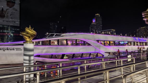 Opulence The Opulence: Crociera Serale sul Chao Phraya [Include buffet internazionale di lusso/spettacolo di jazz classico/panorami mozzafiato del fiume di notte]