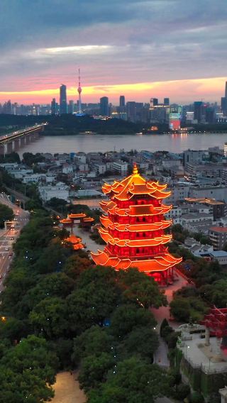 Wuhan Yangtze River Trilogy | Yellow Crane Tower, Yangtze River Bridge, Guqin Terrace