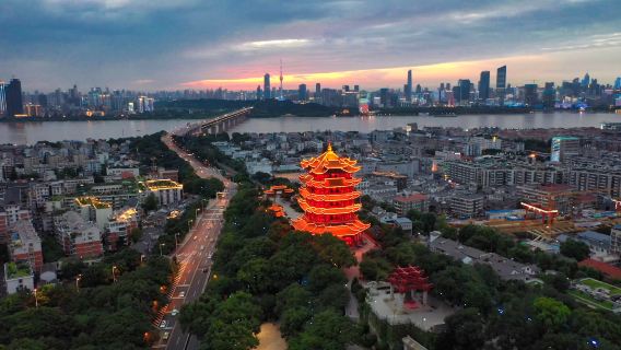 Wuhan Yangtze River Trilogy | Yellow Crane Tower, Yangtze River Bridge, Guqin Terrace