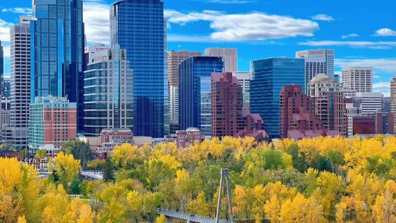 Однодневный тур с индивидуальным трансфером/арендой автомобиля с водителем в Калгари, Канмор, город Банф, канатную дорогу на гору Салфур и Серпрайз Корнер Вьюпойнт