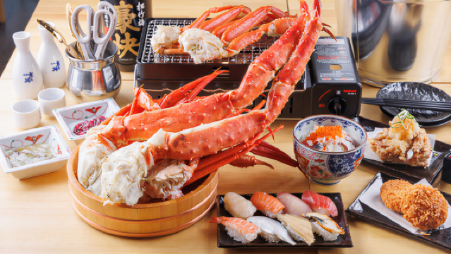 All-You-Can-Eat Crab Package! <63 Items> - Nagoya Crab Gin