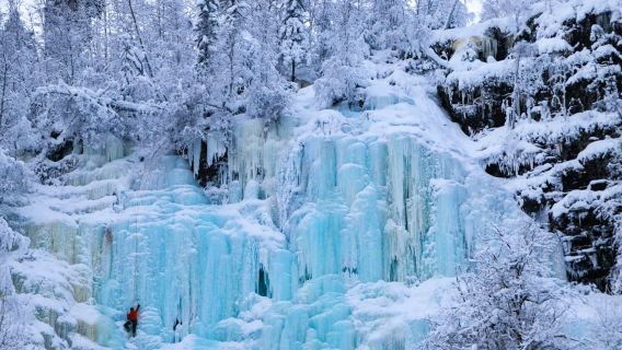 Korouoma Canyon: Frozen Waterfalls Trip From Rovaniemi