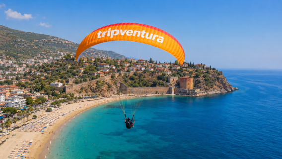 ทัวร์ Alanya Adventures Tandem Paragliding พร้อมบริการรับส่งจาก Belek