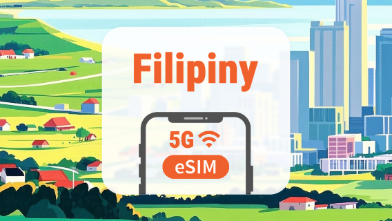 Filipiny 5G eSIM | Podwójna sieć • Wszystkie AI & TikTok | 1–30 dni | Kod QR