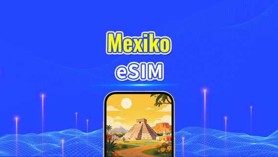 Mexiko 5G eSIM | Multi-Netz-Abdeckung | Tägliches/Gesamt-Datenpaket | 1–30 Tage | 24-Stunden-Abrechnung | QR-Code