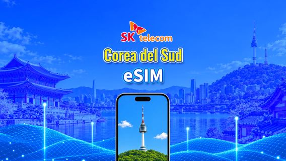 SKT eSIM (Corea) | Supporta AI e TikTok | Pacchetto giornaliero/pacchetto dati | Fatturazione in 24 ore | Da 1 a 90 giorni | Codice QR