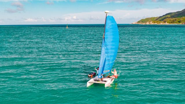 海南三亞海棠灣後海帆船出海體驗【專業船長保駕護航+可選帆船教學體驗課】