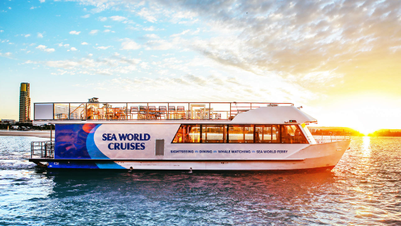 Gold Coast Sea World Sightseeing Cruise (Includes Seafood Buffet Lunch/Dinner)