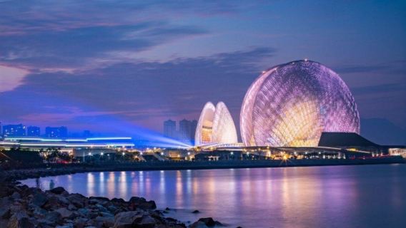 珠海一日包車遊【獨立成團上門接+珠海大劇院+珠海漁女+圓明新園】