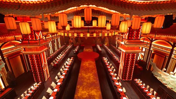 【南京詩宴·宮廷餐秀】江蘇南京沉浸式詩詞歌賦文化主題-金陵四時宴丨提供妝造+宮廷樂舞+可選午宴/晚宴