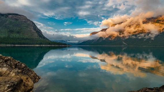 加拿大卡爾加里班夫國家公園-強斯頓峽谷弓湖【中文專車-愜意舒適】