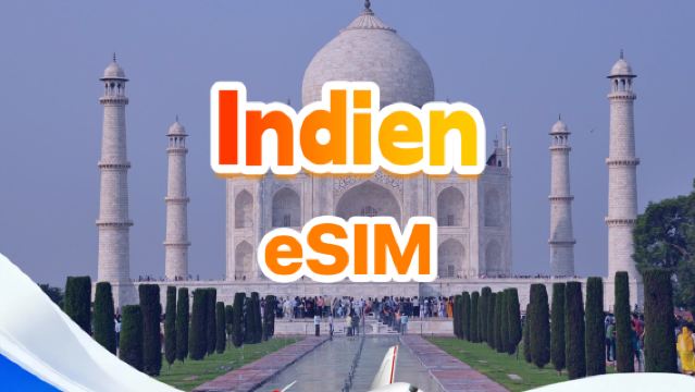Indien 5G eSIM | Tagespaket/Gesamtpaket | 500MB/Tag - insgesamt 30 GB | 1-30 Tage | 24-Stunden-Format | QR-Code