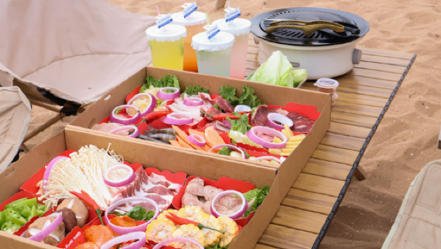 [Campsite] 1-2 Person BBQ Package by the Fire