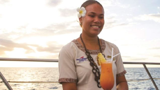 Captain cook sunset dinner cruise day tour in Fiji [includes dinner + designated hotel transfer]