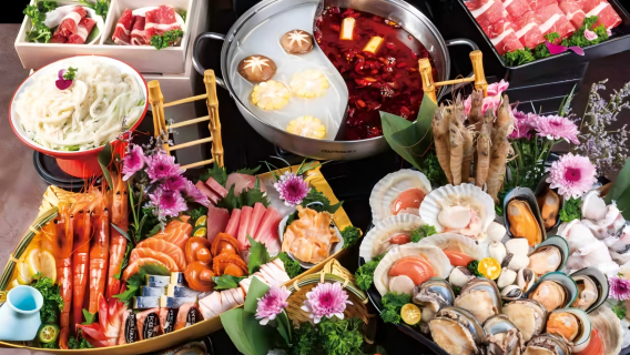 มาเก๊า "ดิโฮ่วเซียน บุฟเฟ่ต์หม้อไฟอาหารทะเล"