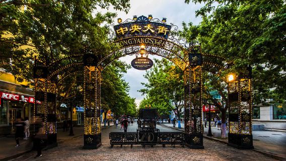 Полудневная экскурсия по Центральной улице Харбина с трансфером до/от вокзала