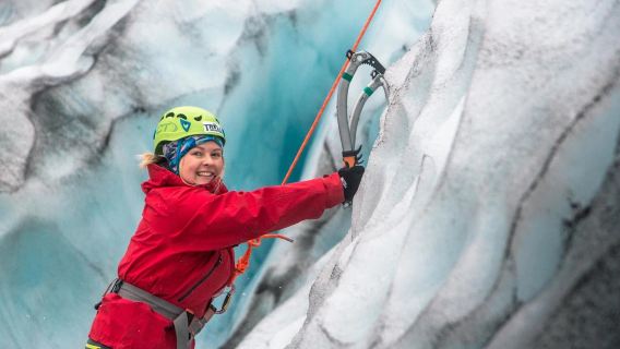 Gletscherwanderung und Eisklettern am Vatnajökull in Island | Abfahrt vom Skaftafell + professioneller Reiseleiter + Ausrüstungsbereitstellung