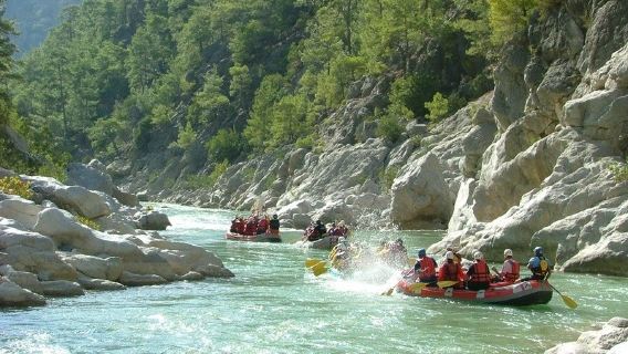 Fethiye Wildwasser-Rafting-Abenteuer mit Mittagessen & Transfer-Option