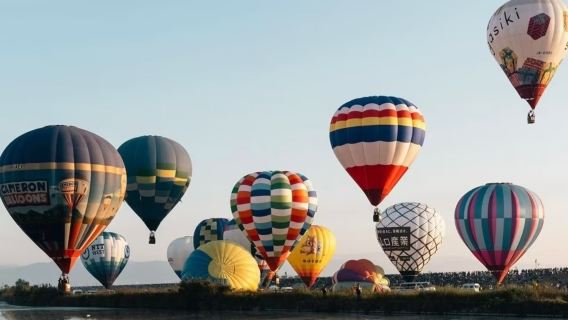 Ιαπωνία Καντό - Εμπειρία πτήσης με αερόστατο στο Τοτσίγκι Γουαράσε (με ποτό και σνακ + φωτογραφία)