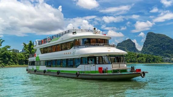 Guilin Guilin Li River Scenic Area official four-star cruise + hotel pier transfer + afternoon optional Yulong River | Guilin Li River Scenic Area full route