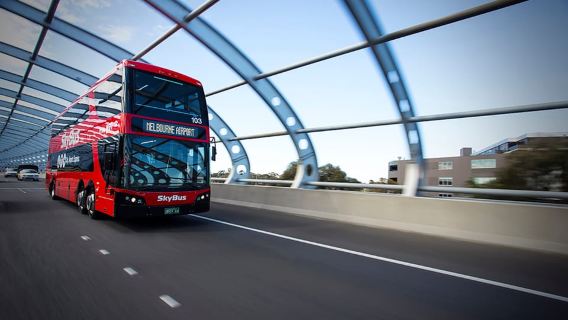 Melbourne Airport: Express Bus Transfer to/from City Center