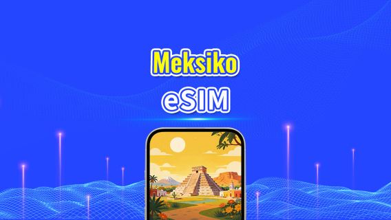 Meksiko 5G eSIM | Cakupan multi-jaringan | Paket Data Harian/Total | 1–30 Hari | Penagihan 24 Jam | Kode QR