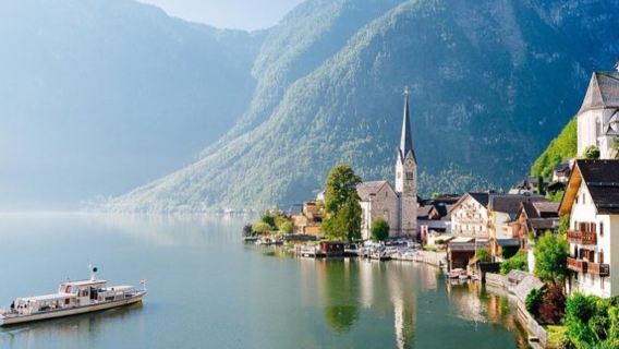Avusturya Viyana gidiş-dönüş Hallstatt tekne turu dahil günübirlik tur
