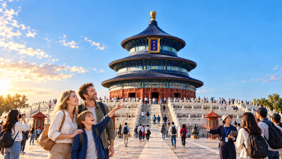 Beijing Temple of Heaven half-day tour + Temple of Heaven combo ticket + guide (private tour 1-8 people)