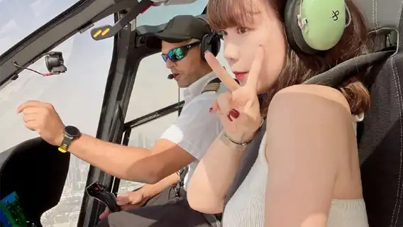 阿聯酋杜拜直升機觀光【HeliDubai直升機觀光/全景鳥瞰杜拜/地標打卡/棕櫚島/哈利法塔/帆船飯店】