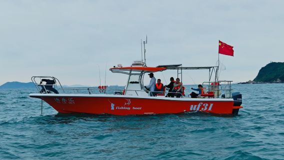 深圳包船夜釣魷魚吹筒仔250/32尺釣魚艇包船出海