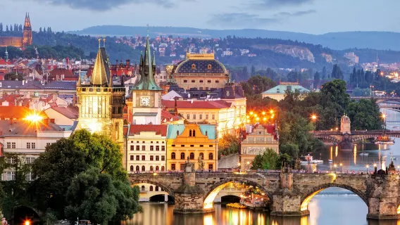 Prague: Old Town Bridge Tower & Evening Tour