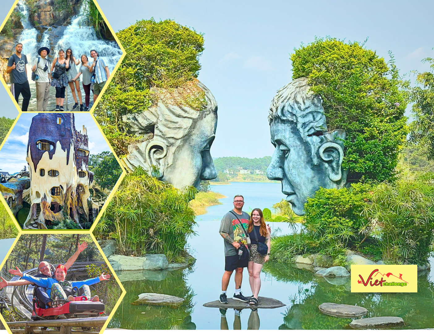 Da Lat: Half-Day Morning highlights – Datanla + Clay Tunnel + Crazy House