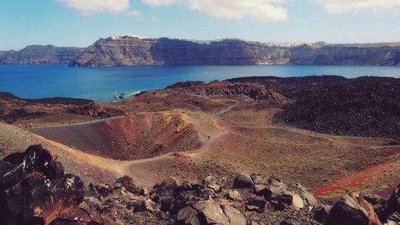 Volcan de Santorin, aventure dans les sources chaudes