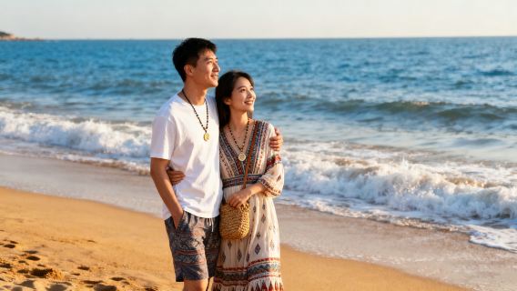 青島黃島旅拍【現場收片【全精修】精緻攝影旅行跟拍親子寫真情侶閨蜜個人】