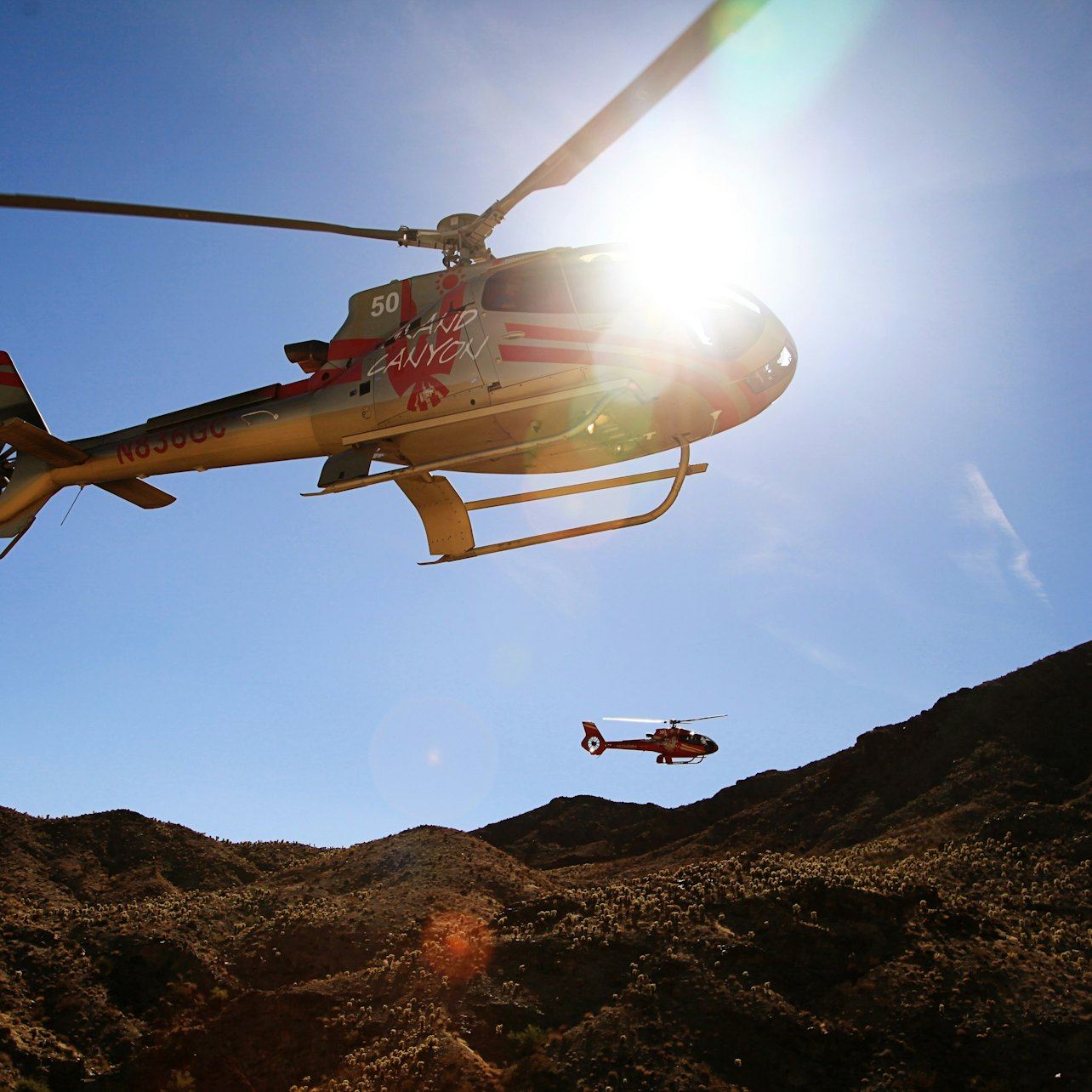 Grand Canyon: Helicopter Landing from Las Vegas + Optional Sunset Return