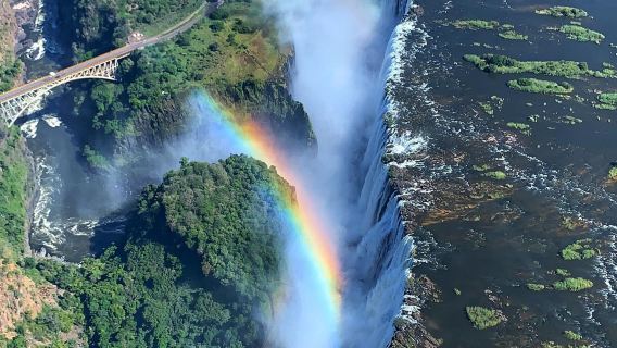 津巴布韋&維多利亞瀑布【包車一日遊】雨虹與贊比西日落