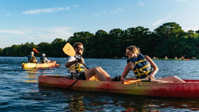 Austin: Sunset Bat Watching Kayak Tour