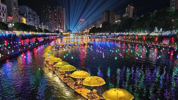 Romantik Xuan'en Gunung Ajaib & Air Persembahan - Tour Petang untuk 2-8 Orang