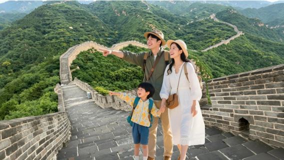 Lawatan sewa peribadi sehari ke Badaling Great Wall Beijing [Satu keluarga satu kumpulan • Pengangkutan ke pintu rumah/termasuk tiket masuk]