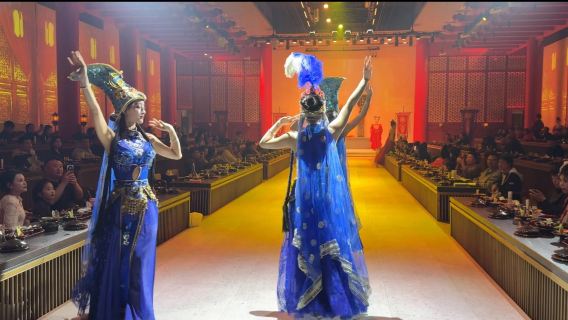 Banquete Imperial de Luoyang | Experiência imersiva na vida lendária da Imperatriz Wu Zetian, degustação de 13 pratos imperiais da Dinastia Tang – Banquete da Imperatriz Wu (Loja Xigong)