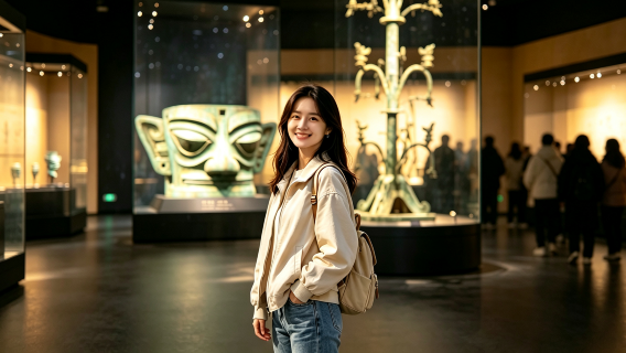 Chengdu 1-day tour - Sanxingdui museum + Chengdu Wuhou shrine museum + Wenshu monastery - Sichuan private tour chartered tour