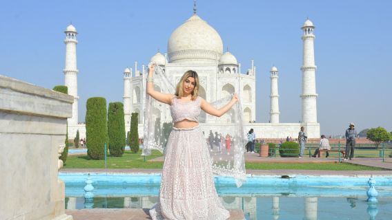 Kohteesta Delhi: Taj Mahal, Agra Fort ja Akbarin haudan yksityiskierros valokuvauspysähdyksineen