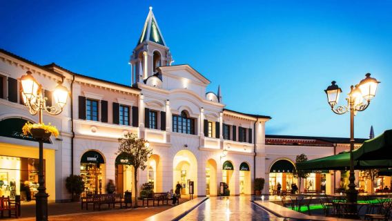 Venedig Outlet selvkørende shoppingtilbud (inklusive gratis parkering + ekstra 10% rabat) Designer Outlet Noventa di Piave