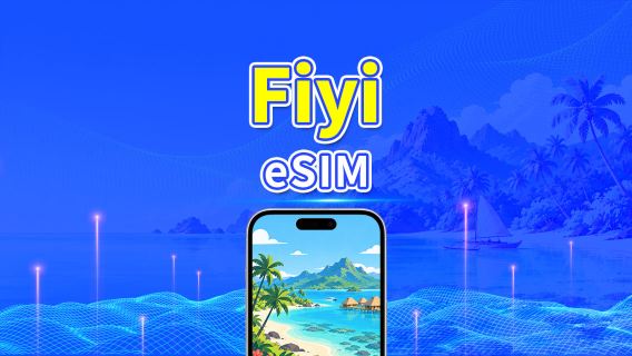 Fiyi 4G eSIM | Paquete de datos diario/total | 1–30 días | Facturación por 24 horas | Código QR
