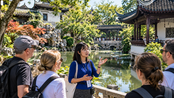 Shanghai departure Suzhou private 1-day tour | Humble Administrator's Garden · Pingjiang Road · Hanshan Temple