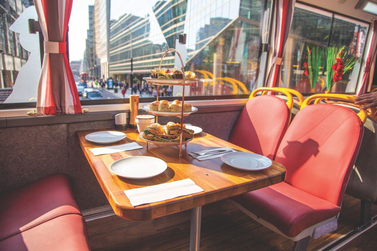 Bus del tè pomeridiano con tour panoramico di Londra