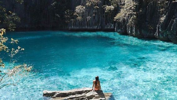 Philippines Coron Island Hopping Tour Route A-Kayangan Lake & CYC Beach & Lunch & Pick-up