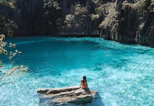 Philippines Coron Island Hopping Tour Route A-Kayangan Lake & CYC Beach & Lunch & Pick-up